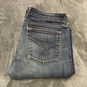 Catch A Fire Bootcut Leg Jeans Women's 26 Blue Low Rise New Forever Rinse Pants